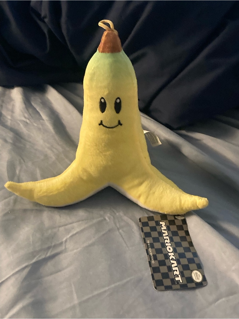 Nintendo Yellow Banana Peel Plush with Brown Tip